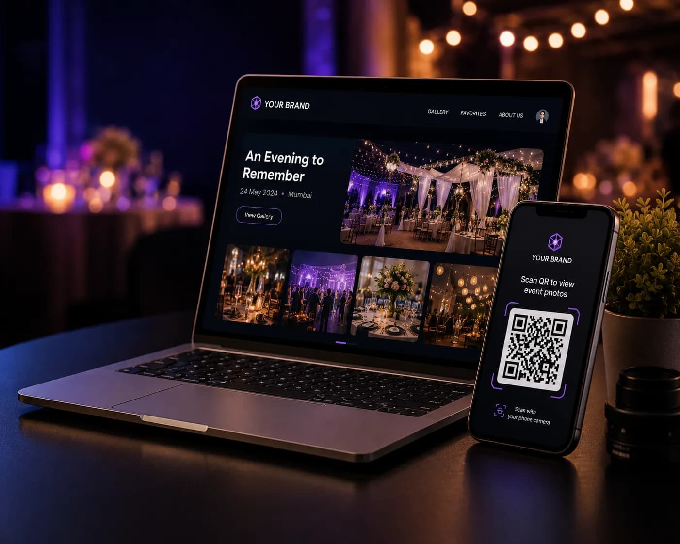 PicsDrop White Label Solution - Custom Brand Portfolio