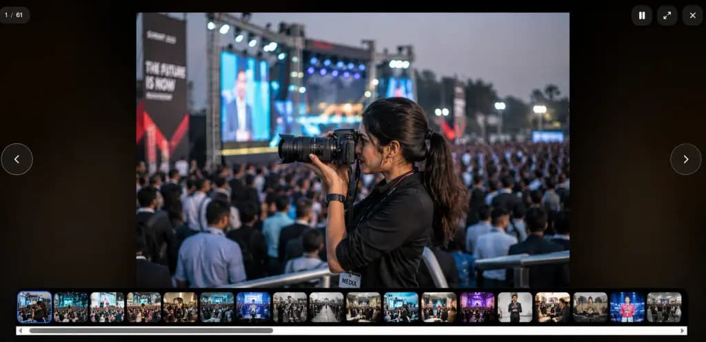 Event guest photo sharing - Perfect for marathons, concerts, and big festivals